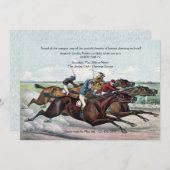 Terminer Derby Invitation (Devant / Derrière)