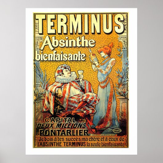 Terminus Absinthe Poster (Voorkant)