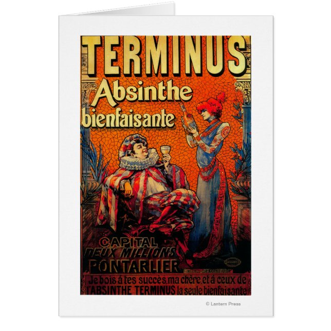 Terminus Absinthe Poster Vintage Europe (Devant)