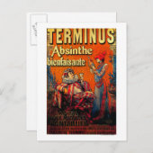 Terminus Absinthe  PosterEurope Briefkaart (Voorkant / Achterkant)