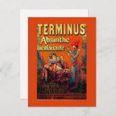 Terminus Absinthe PosterEurope Briefkaart (Voorkant / Achterkant)