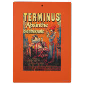 Terminus Absinthe  PosterEurope Klembord (Achterkant)
