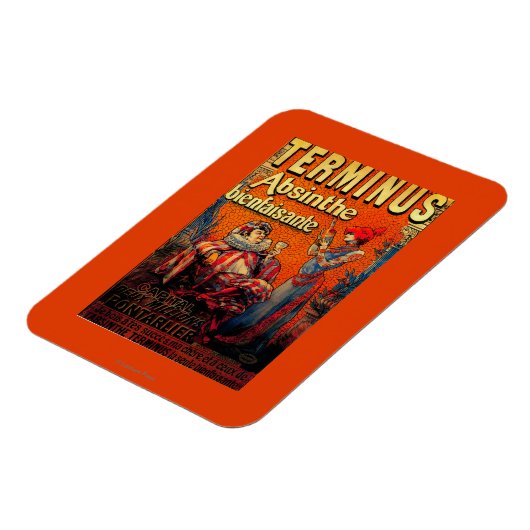 Terminus Absinthe PosterEurope Magneet (Linkerzijde)
