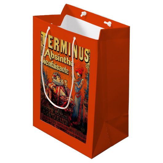 Terminus Absinthe  PosterEurope Medium Cadeauzakje (Voorkant Gekanteld)