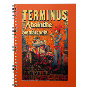 Terminus Absinthe  PosterEurope Notitieboek