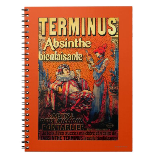 Terminus Absinthe  PosterEurope Notitieboek (Voorkant)
