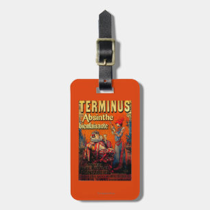 Terminus Absinthe Vintage PosterEuropa Bagagelabel