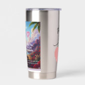 Termo de acero inoxidable para San Valentin Geïsoleerde Drinkbeker (Links)