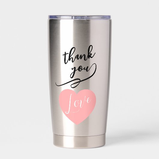 Termo de acero inoxidable para San Valentin Geïsoleerde Drinkbeker (Achterkant)