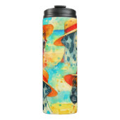 Termo perros en el mar  thermosbeker (Voorkant)