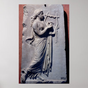 Terpsichore, de muze van dansen en liedjes poster