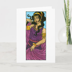 Terpsikhore Wenskaart Kaart