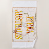 Terra Australis Map 1814 Strandlaken (Voorkant)