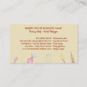 Terra Cook Chef Waterverf Baking Utils Bakery Visitekaartje (Achterkant)