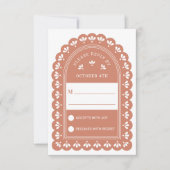 Terra Cotta Arch Mariage d'automne Carte RSVP (Devant)