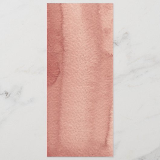 Terra Cotta en Cactus Bruiloft kaart (Achterkant)