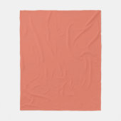 Terra Cotta Fleece Deken (Voorkant)