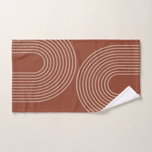 Terra-Cotta minimaliste  (Serviette à main)