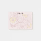 Terra Cotta, Outlining Bouquet Artwork Custom Post-it® Notes (Voorkant)
