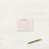 Terra Cotta, Outlining Bouquet Artwork Custom Post-it® Notes (Op bureau)
