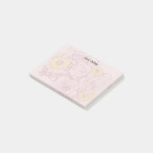 Terra Cotta, Outlining Bouquet Artwork Custom Post-it® Notes (Schuin)