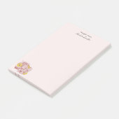 Terra Cotta - Roos Daisy Bouquet Custom Post-it® Notes (Schuin)