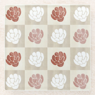 Terra Flora Grid Glazen Onderzetter