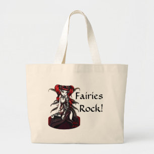 "Terra" Gothic Fairy Bag Grote Tote Bag