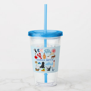 Terra Nova Newfoundland Acryl Drinkbeker