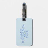 Terra Nova Newfoundland Bagagelabel (Achterkant verticaal)