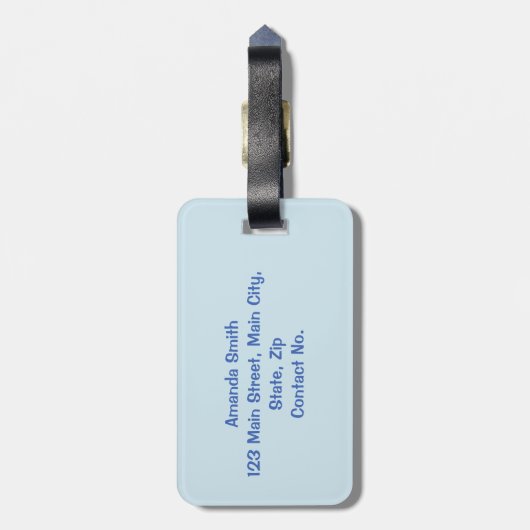 Terra Nova Newfoundland Bagagelabel (Achterkant verticaal)