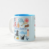 Terra Nova Newfoundland Tweekleurige Koffiemok (Voorkant links)