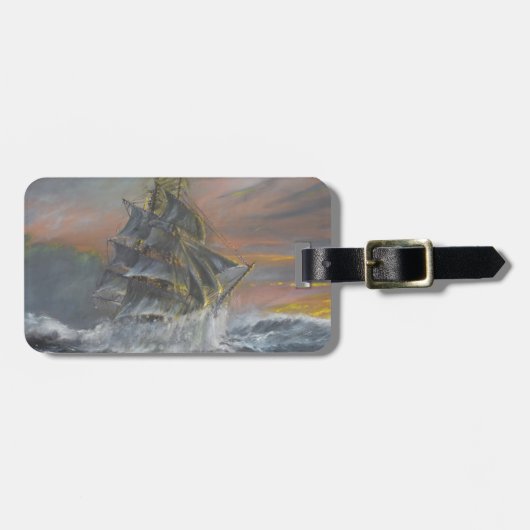 Terra Nova steekt een hevige Gale Dawn tegen Bagagelabel (Voorkant horizontaal)