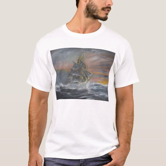 Terra Nova steekt een hevige Gale Dawn tegen T-shirt (Voorkant)