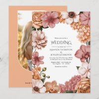 Terra Peach, Clay Rose & Soft Blush Buff Trouwfees