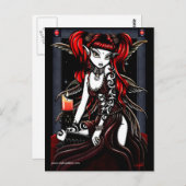 Terra Red Tattoo Fairy Briefkaart (Voorkant / Achterkant)