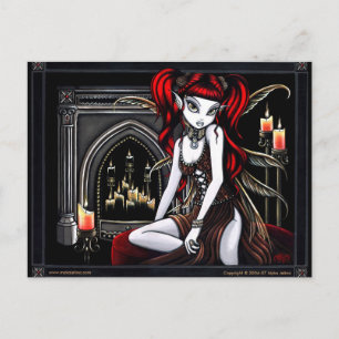 "Terra Two" Red Fire Faery Briefkaart