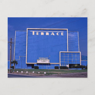 Terrace Drive-In Theatre, Bakersfield, Californië Briefkaart