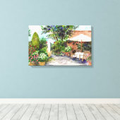 Terrace of The Manor House, York Canvas Afdruk (Insitu (Houten vloer))