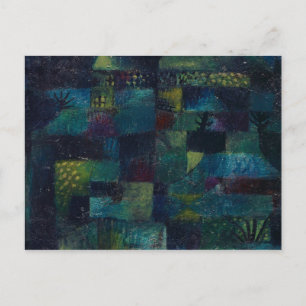 Terraced Garden, 1920 by Paul Klee Briefkaart