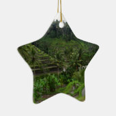 Terraced Rice Fields Keramisch Ornament (Rechts)