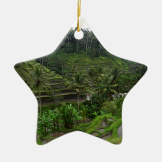Terraced Rice Fields Keramisch Ornament