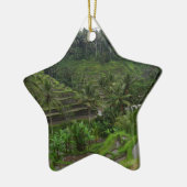 Terraced Rice Fields Keramisch Ornament (Links)