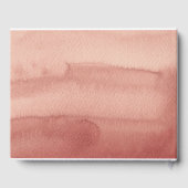 Terracota en Cactus Wedding Gastenboek (Achterkant)