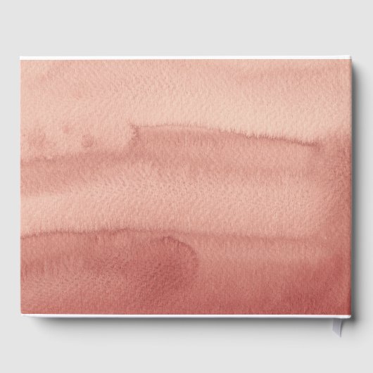 Terracota en Cactus Wedding Gastenboek (Achterkant)