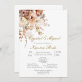 Terracota faire-part de mariage en espagnol (Devant / Derrière)