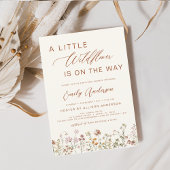 Terracotta A Little Wildflower Baby shower