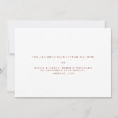 Terracotta à mes parents sur ma carte de jour de m (Dos)