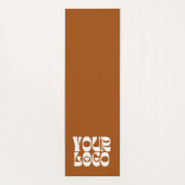 Terracotta Aangepaste Logo Promotiebedrijf Yogamat (Achterkant)