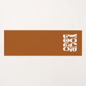 Terracotta Aangepaste Logo Promotiebedrijf Yogamat (Voorkant (horizontaal))
